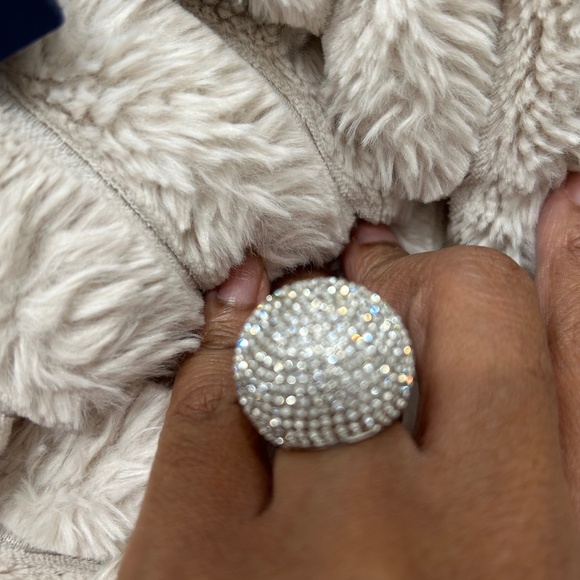 Swarovski Dome Cocktail Ring - Picture 9 of 9